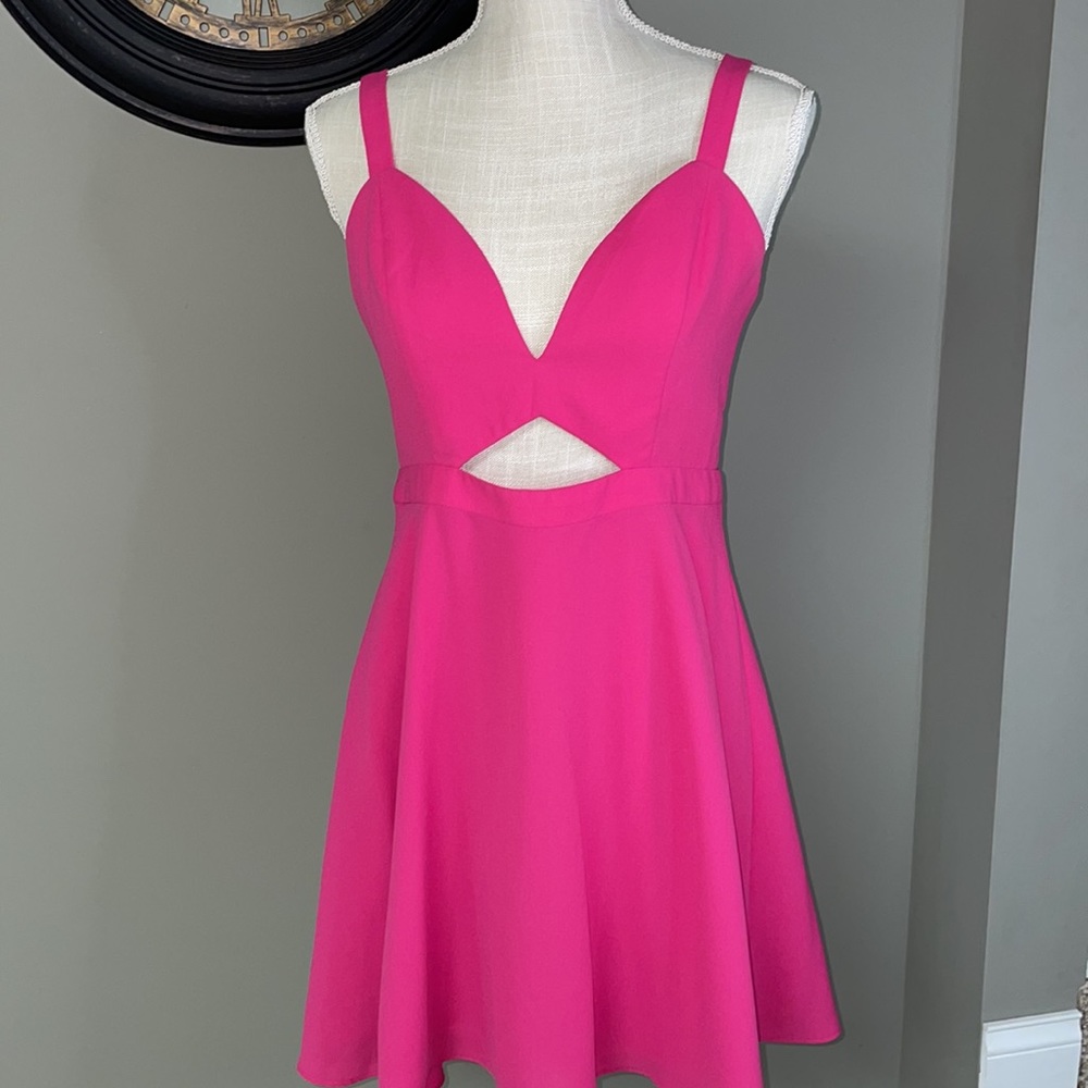 NBD x naven twins bubblegum pink medium dress. Worn once.